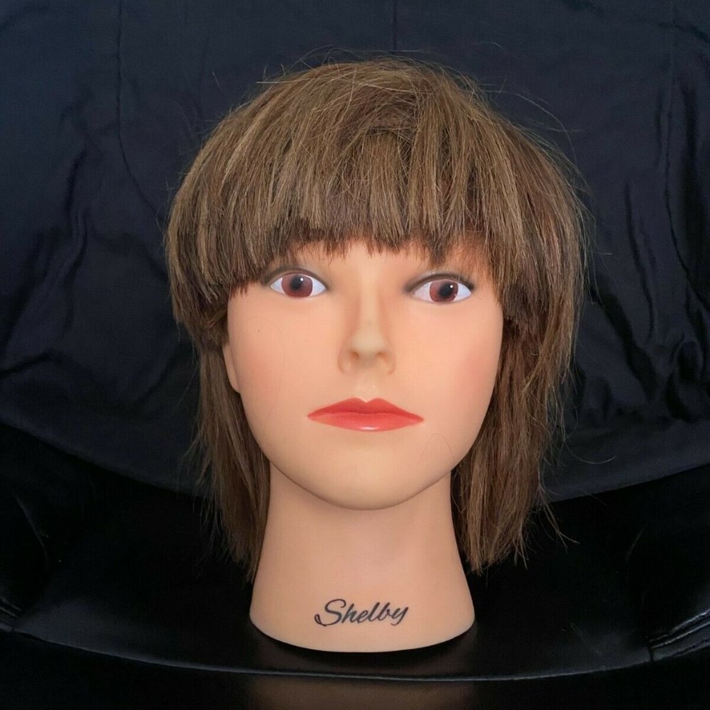 Shelby Mannequin Head Short Hair: Good for Barber Practice